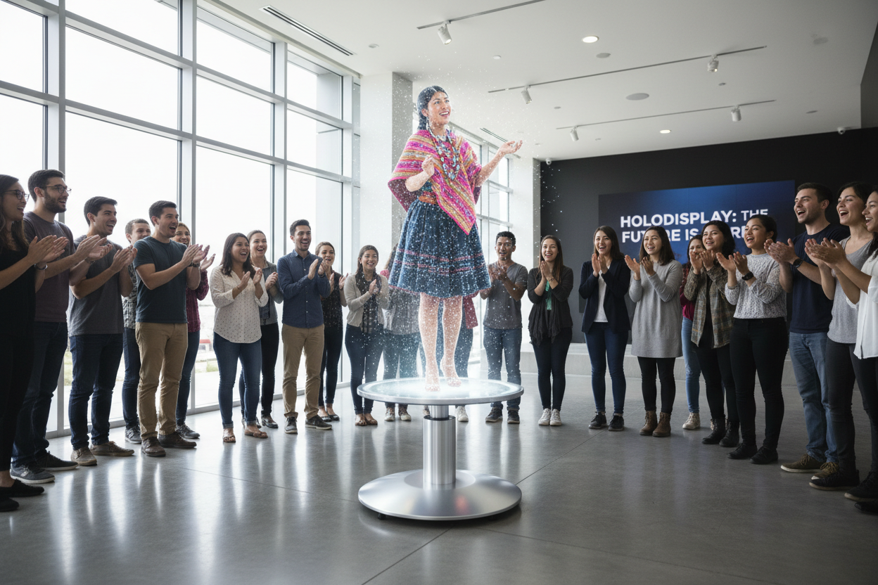 Hologram Fan Showroom
