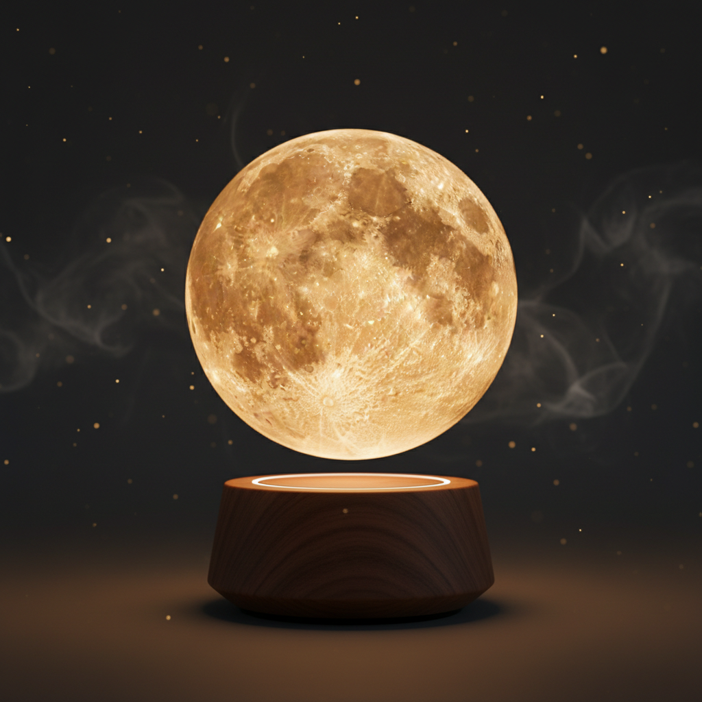 Levitating Moon Lamp